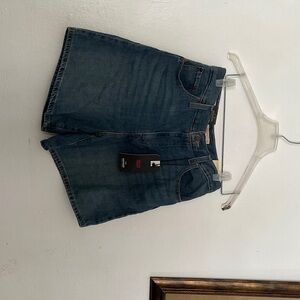 Levi's Dark Blue Denim Shorts